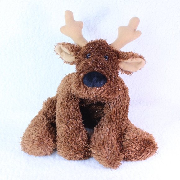Hallmark 14” Comet The Reindeer Sparkle Fur Plush Animal Christmas Stuffed Toy - Picture 1 of 6
